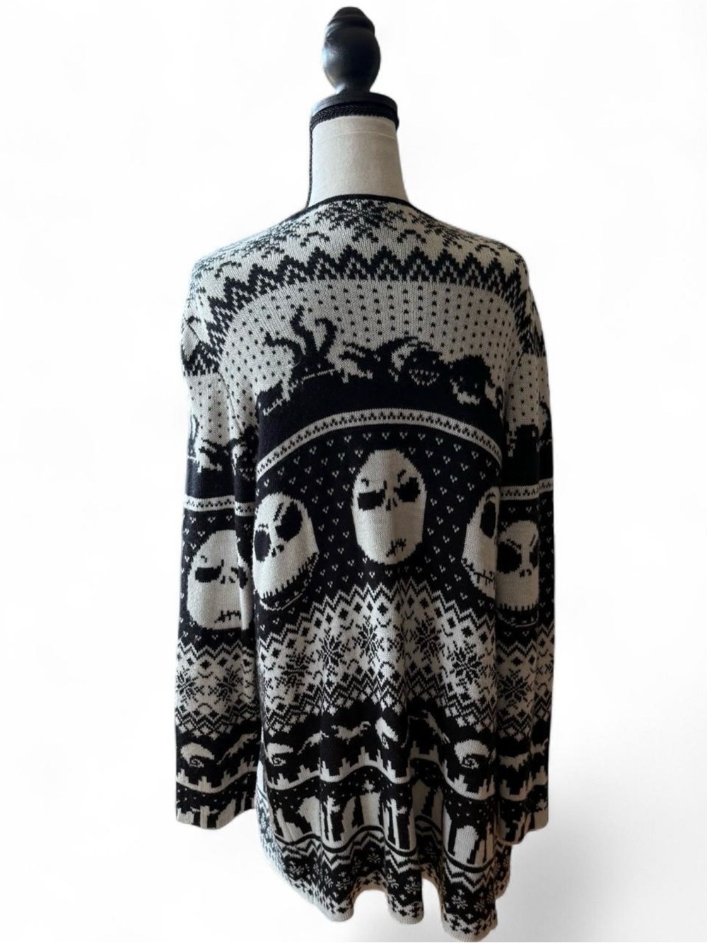 Disney Nightmare Before Christmas Cardigan XL Hot Topic Jack Skellington - Picture 5 of 8